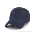 Casquette de baseball en coton Blank Oil avec lavage